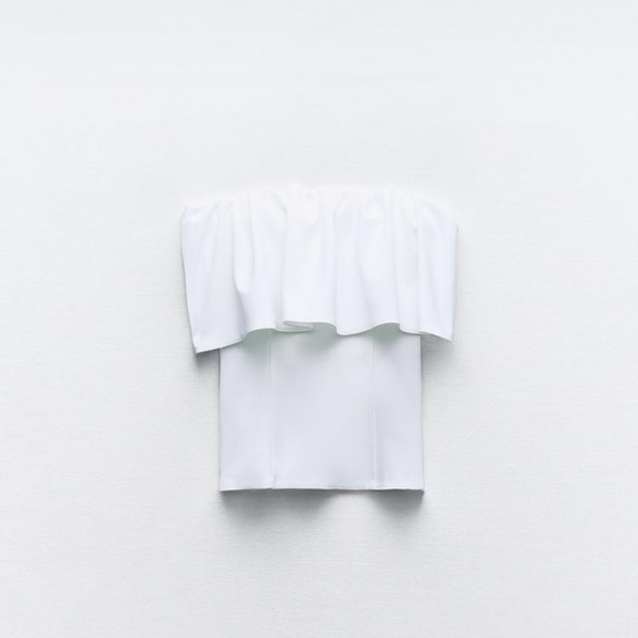 ZARA STRAPLESS TOP - Picture 6 of 8